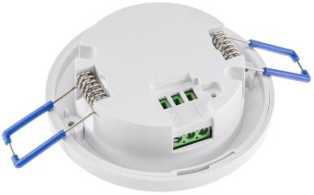 Decken-Einbau-Bewegungsmelder 360° / PIR, LED geeignet, 8m Detektion, 83x48mm