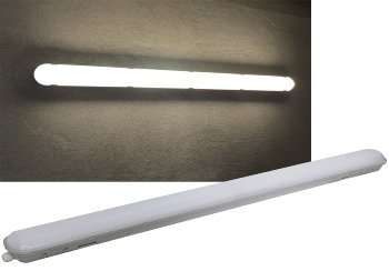 Wand-& Deckenleuchte "HP-63" IP65, 150cm - 56W, 4000k, neutralweiß, 6600 Lumen