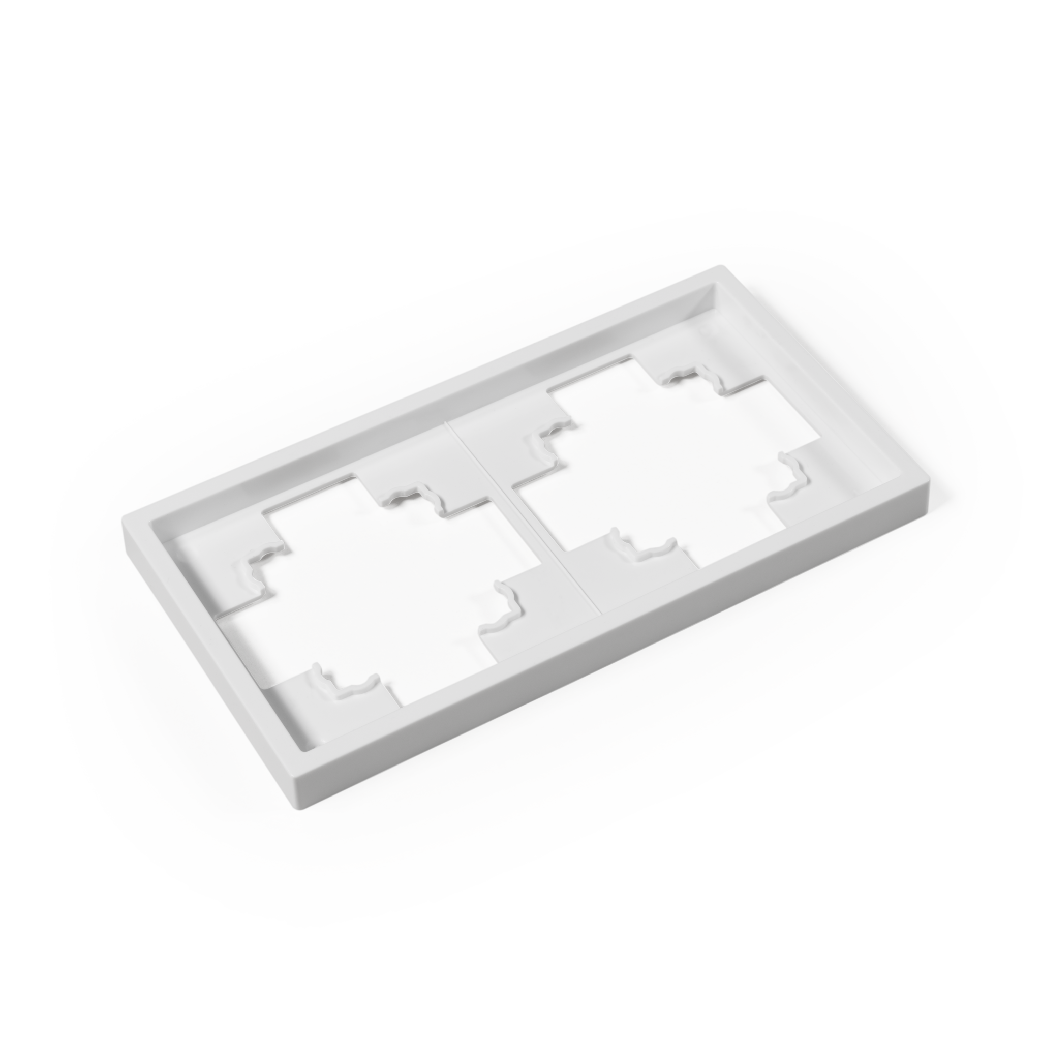 Rahmen McPower ''Shallow'' 2-fach, weiß