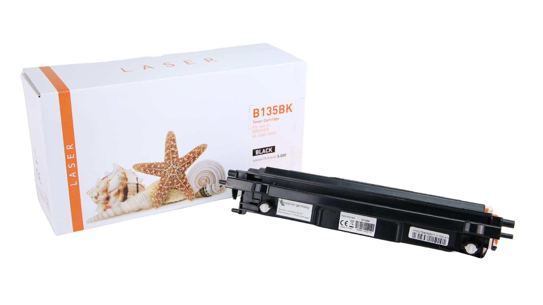 TN135BK alternativ Toner black Brother / TN135BK / 5.000 Seiten
