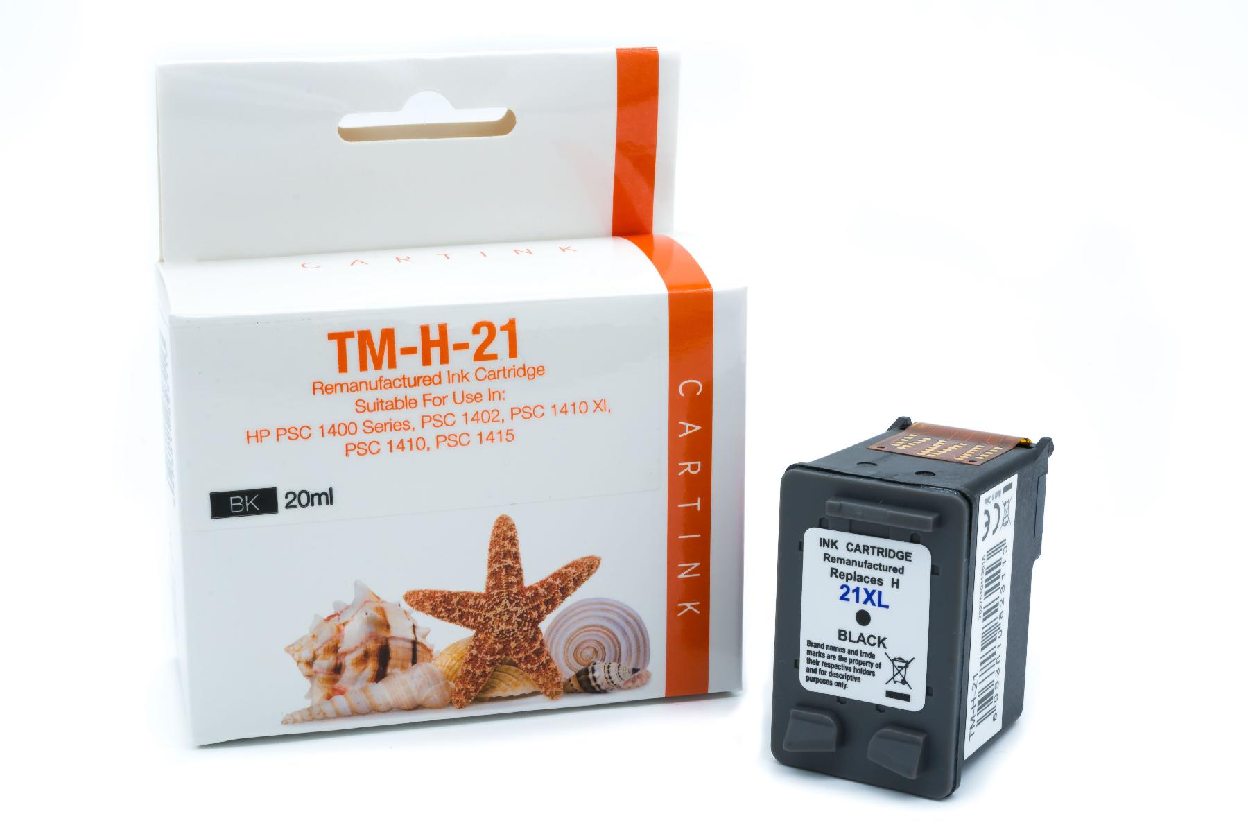 21 Refill Tinte black HP / C9351AE / 20ml