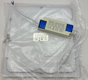 LED Licht-Panel "QCP-22Q", 22,5x22,5cm - 230V, 18W, 1650 Lumen,4200K /neutralweiß