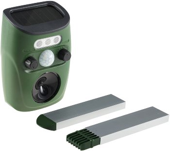Ultraschall-Tierscheuche "UTS Solar Pro" - Bewegungsmelder, Hunde, Katzen, Vögel