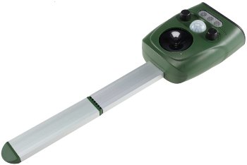 Ultraschall-Tierscheuche "UTS Solar Pro" - Bewegungsmelder, Hunde, Katzen, Vögel