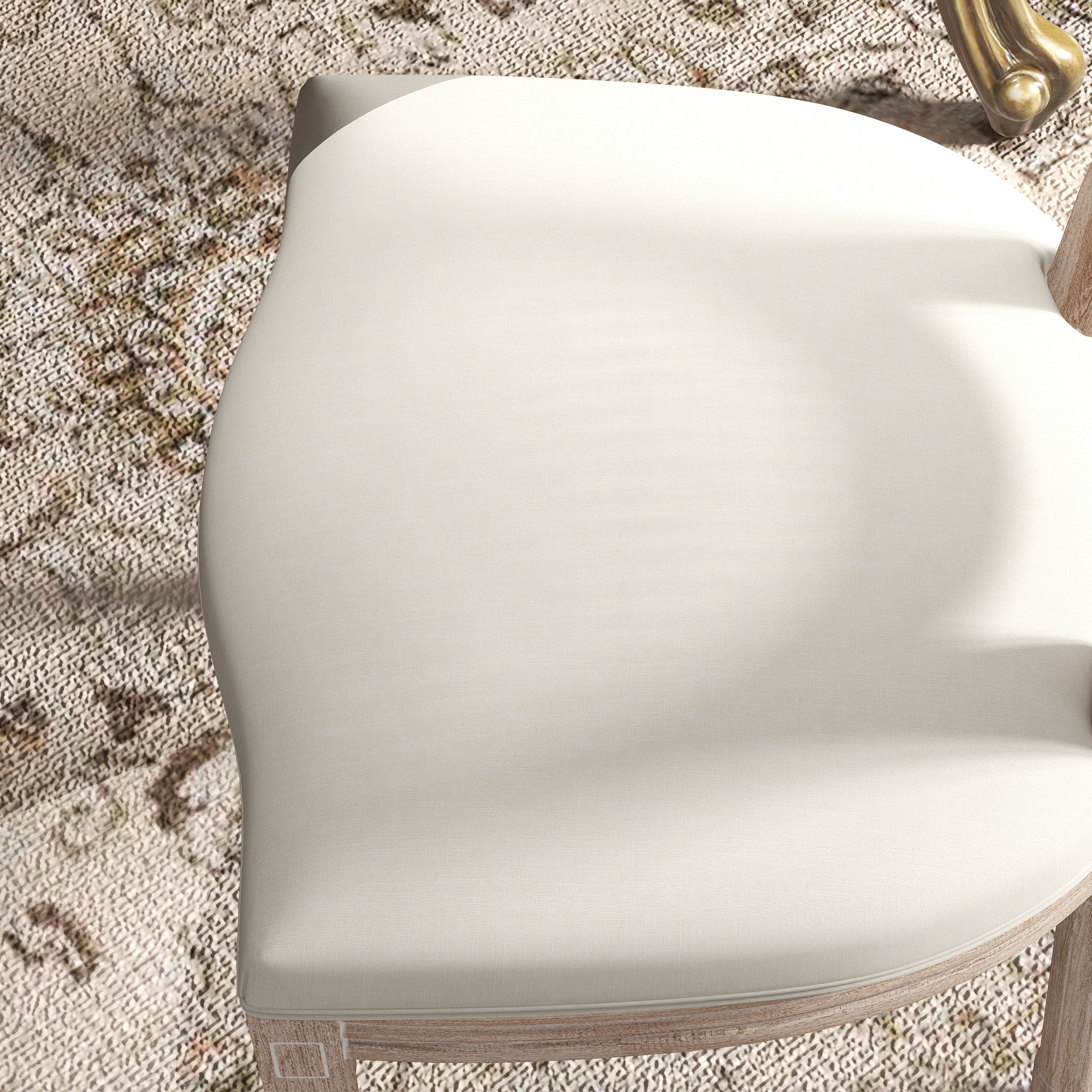 2er-Set Esszimmerstühle Küchenstühle, Vintage Design, Wienergeflecht-Optik, Natur + Creme