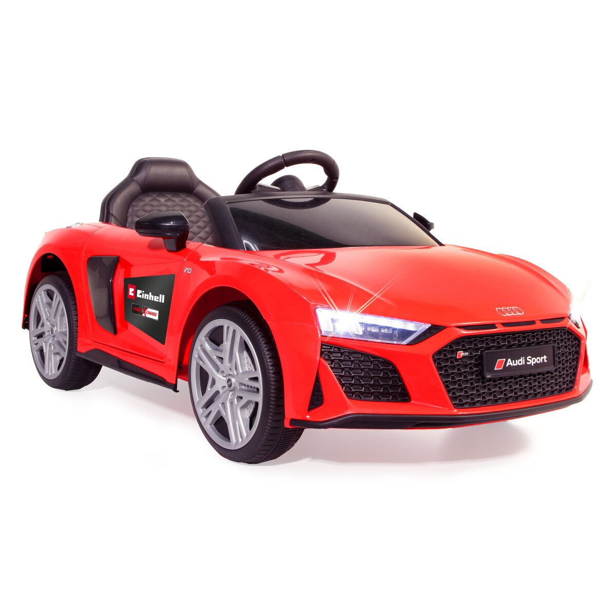 Elektro-Kinderfahrzeug Audi R8 Spyder rot 18V Einhell Power X-Change