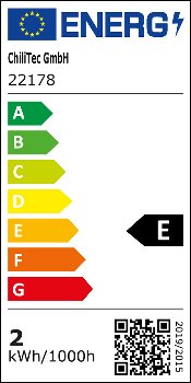 LED-Einbauleuchte "EBL-HV65w", weiß - 230V, 2W, 2900K, 230lm, warmweiß