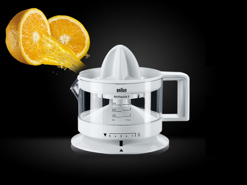 Braun Tribute Collection CJ 3000 Zitruspresse White CJ3000WH