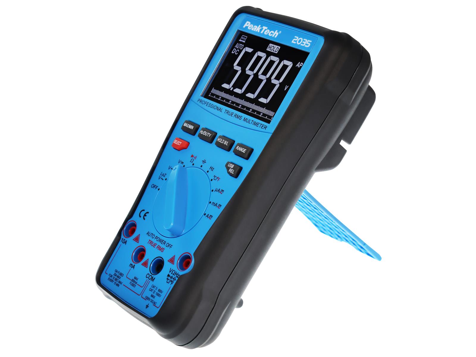 Digital Multimeter PeakTech ''P2035'', 6000 Counts, 1000V, True RMS, USB
