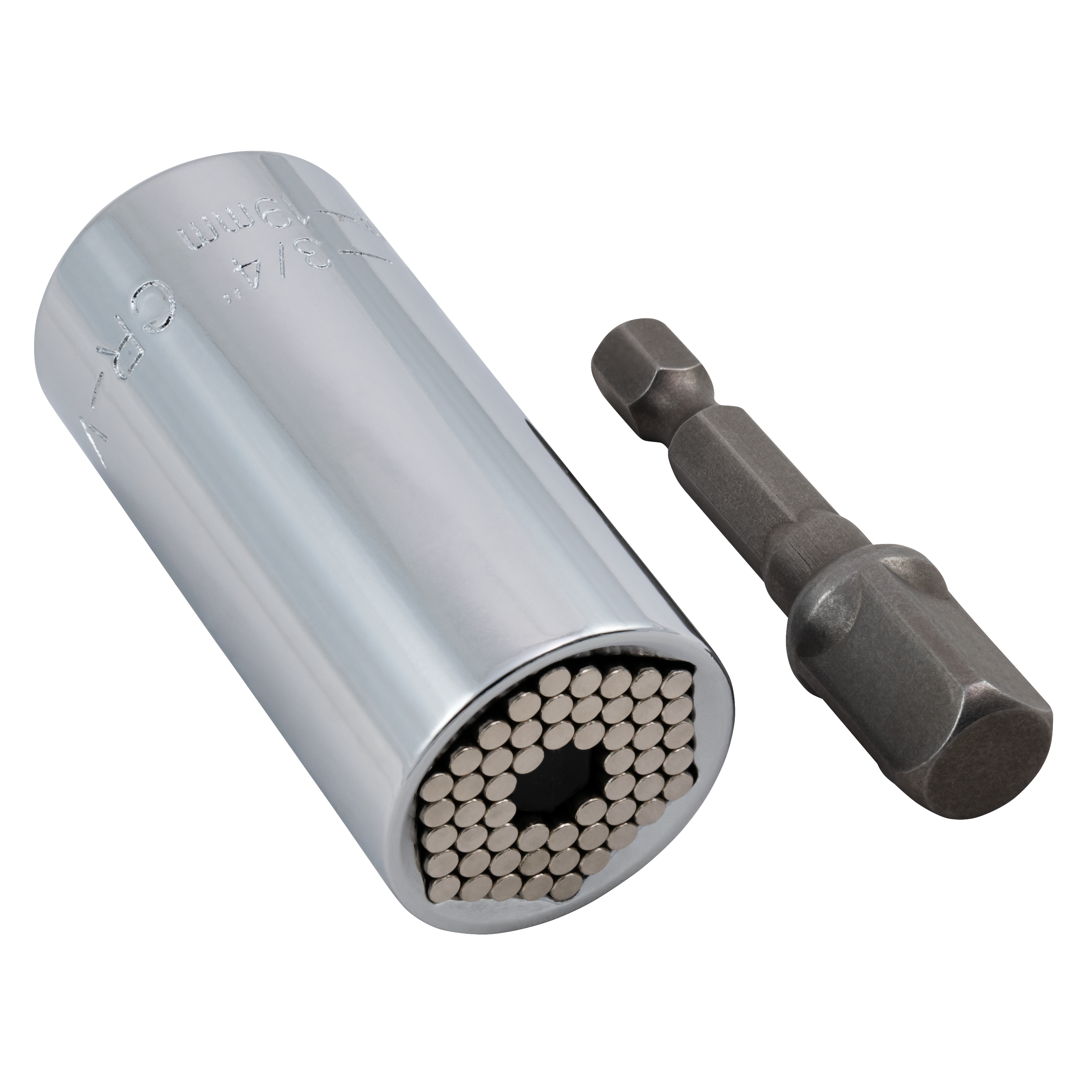 Universal-Nuss McPower, für 1/4'' bis 3/4'', inkl. Adapter
