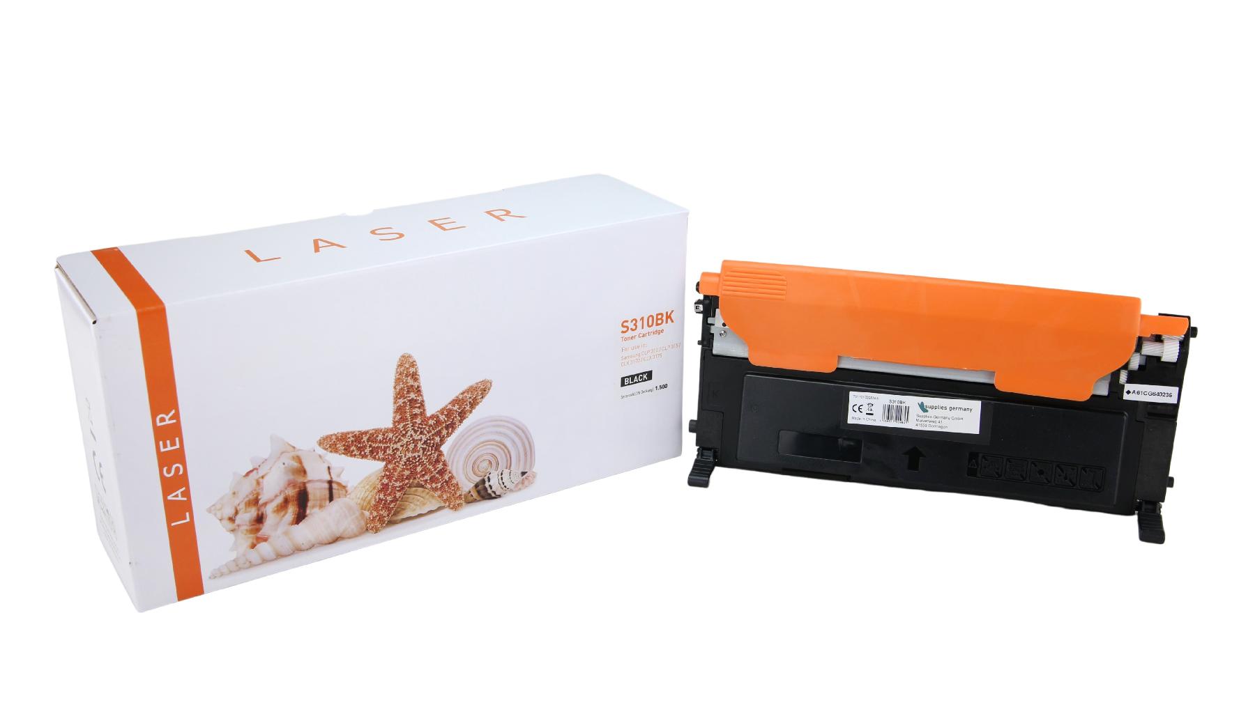 CLP310schwarz alternativ Toner schwarz für Samsung / CLTK4092S / 1.500 Seiten