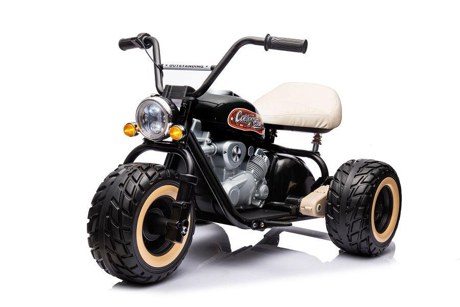 Elektro Kindermotorrad 2x800W Brushless Motoren - 24V7A - Schwarz