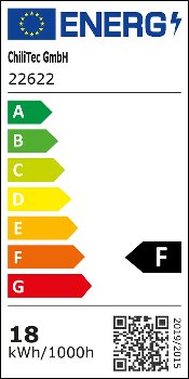 LED Licht-Panel "QCP-22Q", 22,5x22,5cm - 230V, 18W, 1650 Lumen,4200K /neutralweiß