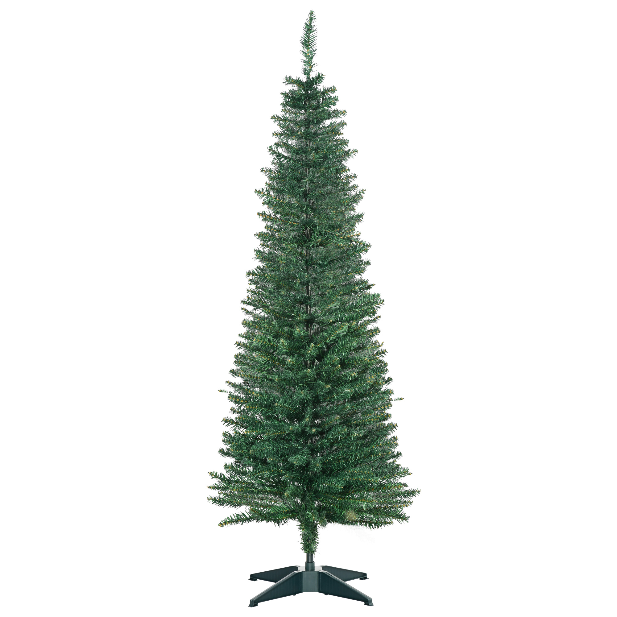 Weihnachtsbaum künstliche Künstliche Tanne Christbaum, inkl Ständer Weihnachtsstern 1,5 m, Grün