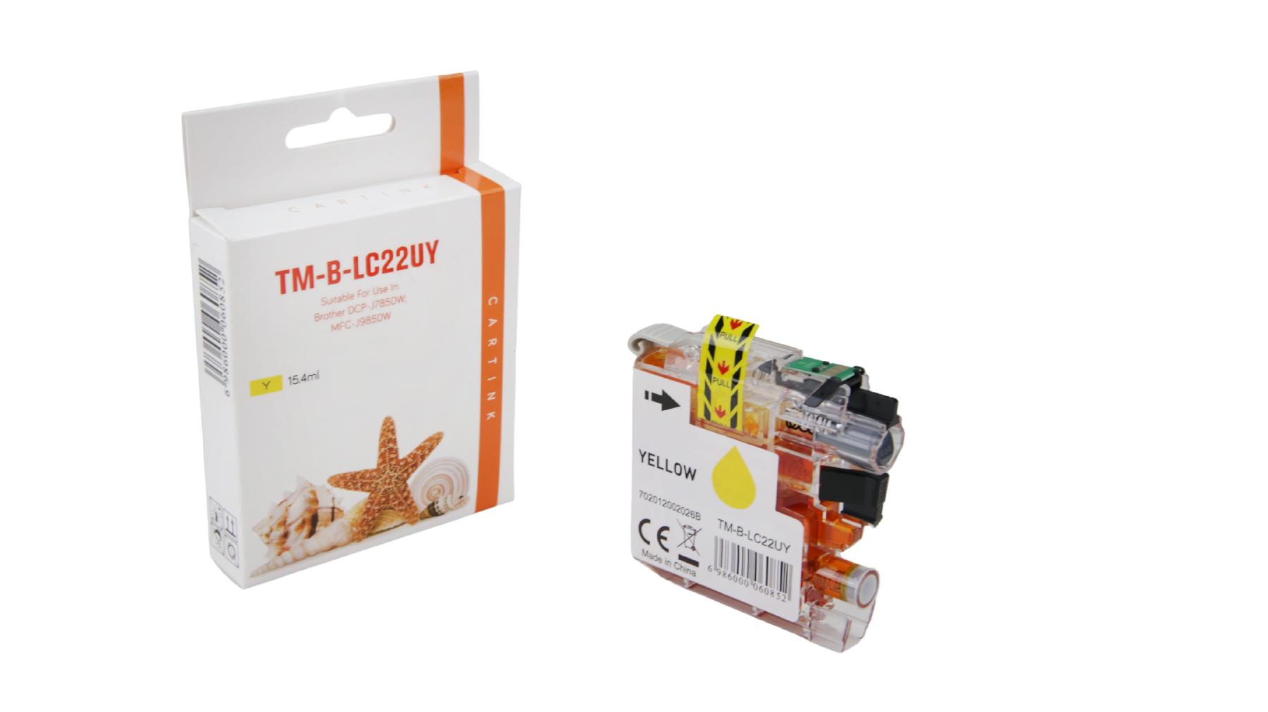 LC22UY alternativ Seestern Tinte gelb für / LC22UY / 15,4ml