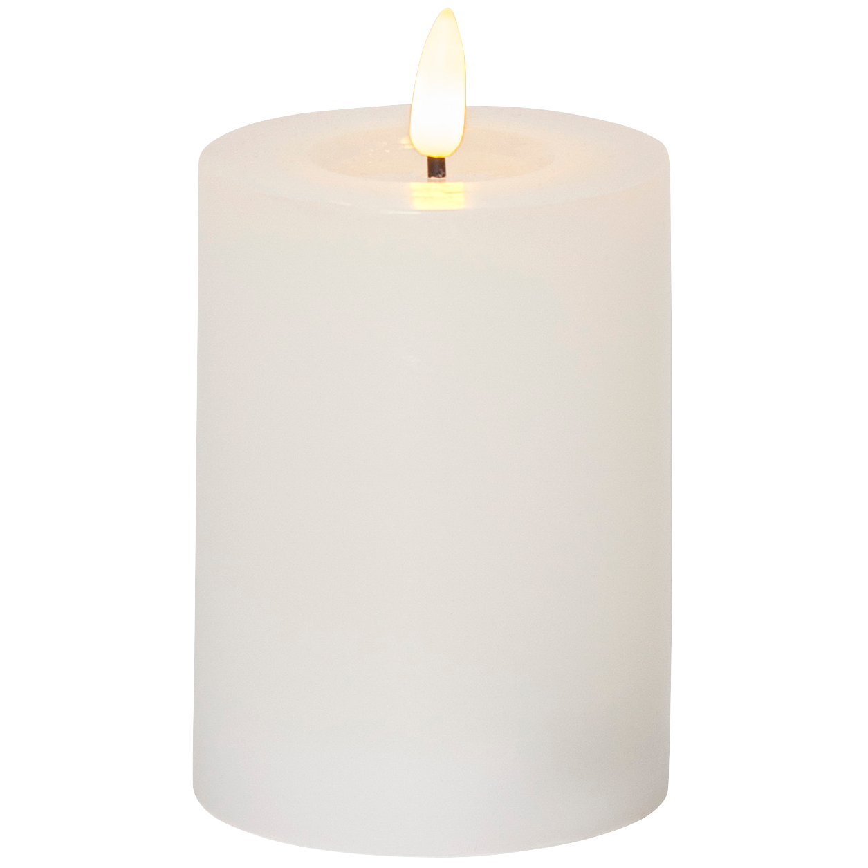 LED Echtwachs-Kerze ''Flamme Flow'',  flackernd, batteriebetrieben, 7,5x12,5cm