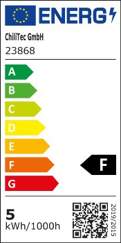 LED Leuchtmittel GX53 "XH 50" warmweiß - 5W, 431lm, Ø75x25mm, 120°, 3000k
