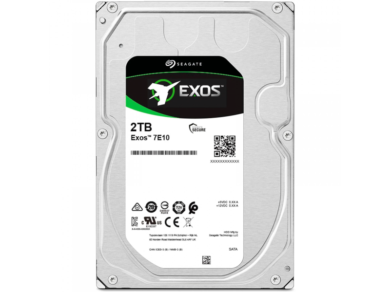 SEAGATE Exos 7E10 SAS 2TB 256MB cache 512n BLK - ST2000NM001B
