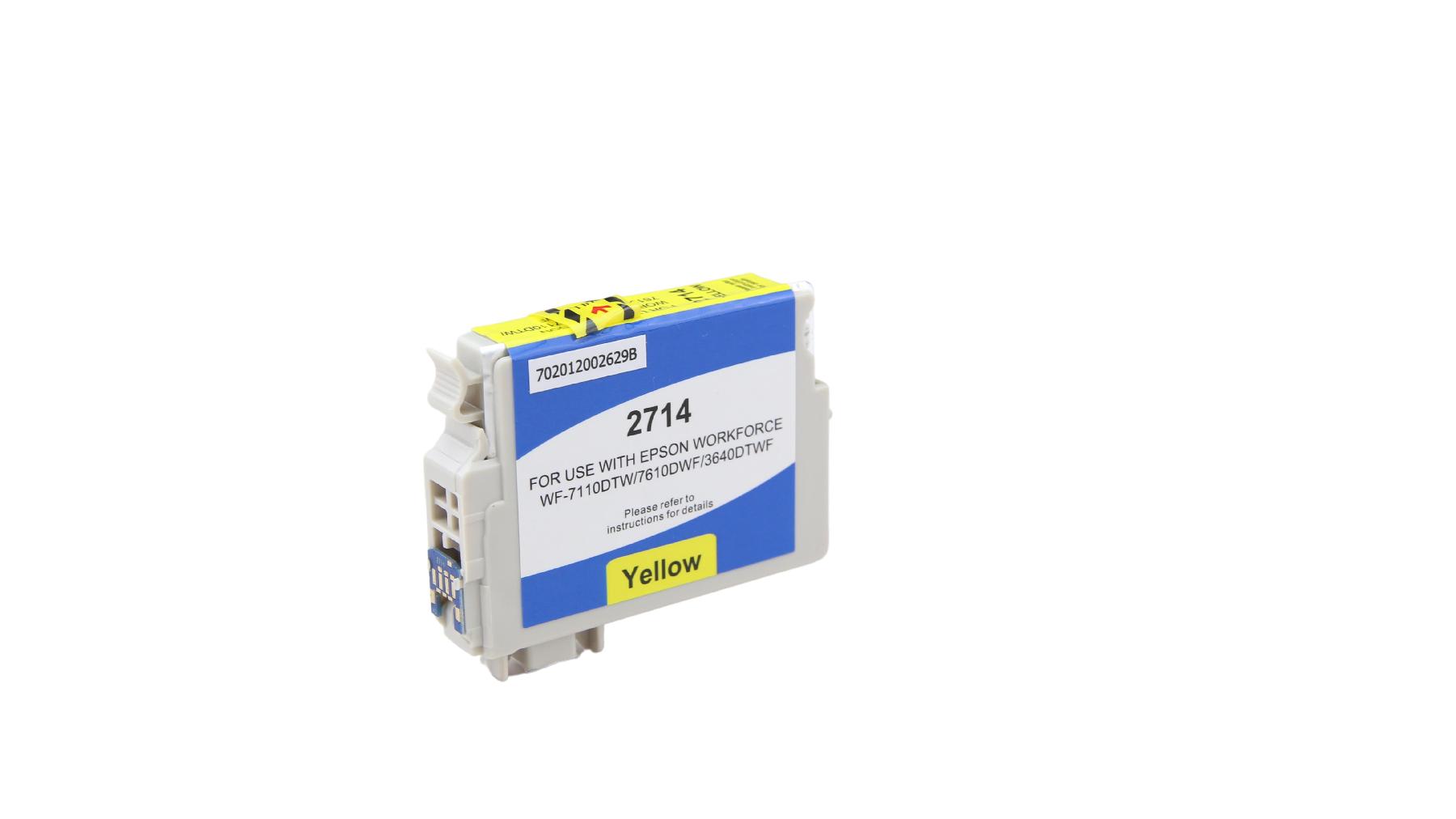 T2704 alternativ Tinte gelb für Epson / C13T27044010 / 14ml