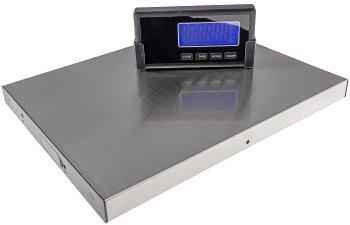 Paketwaage / Versandwaage "CT PW-100rf" - 0,1-100kg, ±10g,38x30cm Edelstahl Platte