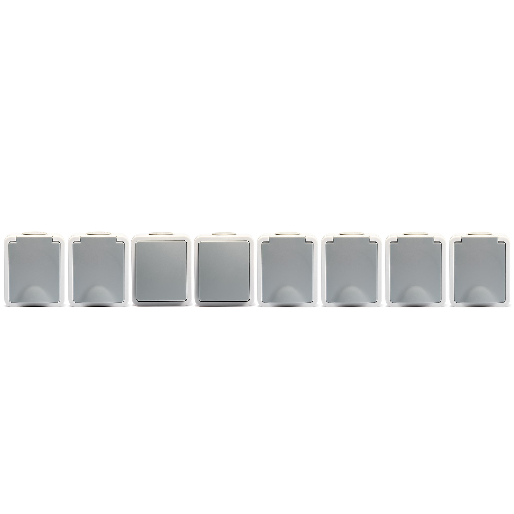 Feuchtraum Set McPower ''Fix Starter'', 8-teilig, IP54, Steckanschluss
