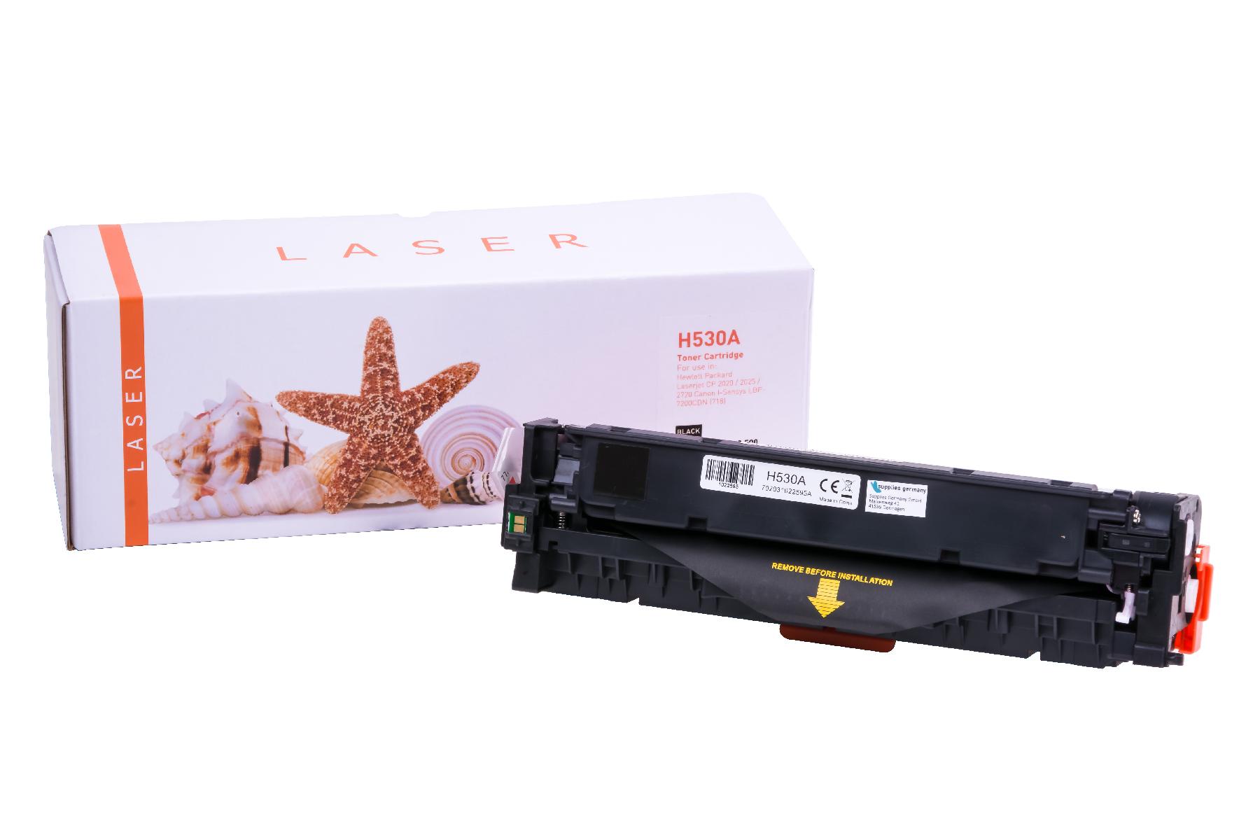 CC530A alternativ Toner schwarz für HP / CC530A / 3.500 Seiten