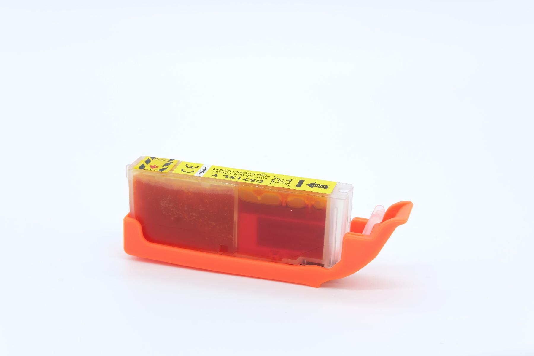 CLI571XLY alternativ Tinte gelb für Canon / 0334C001 / 10,8ml