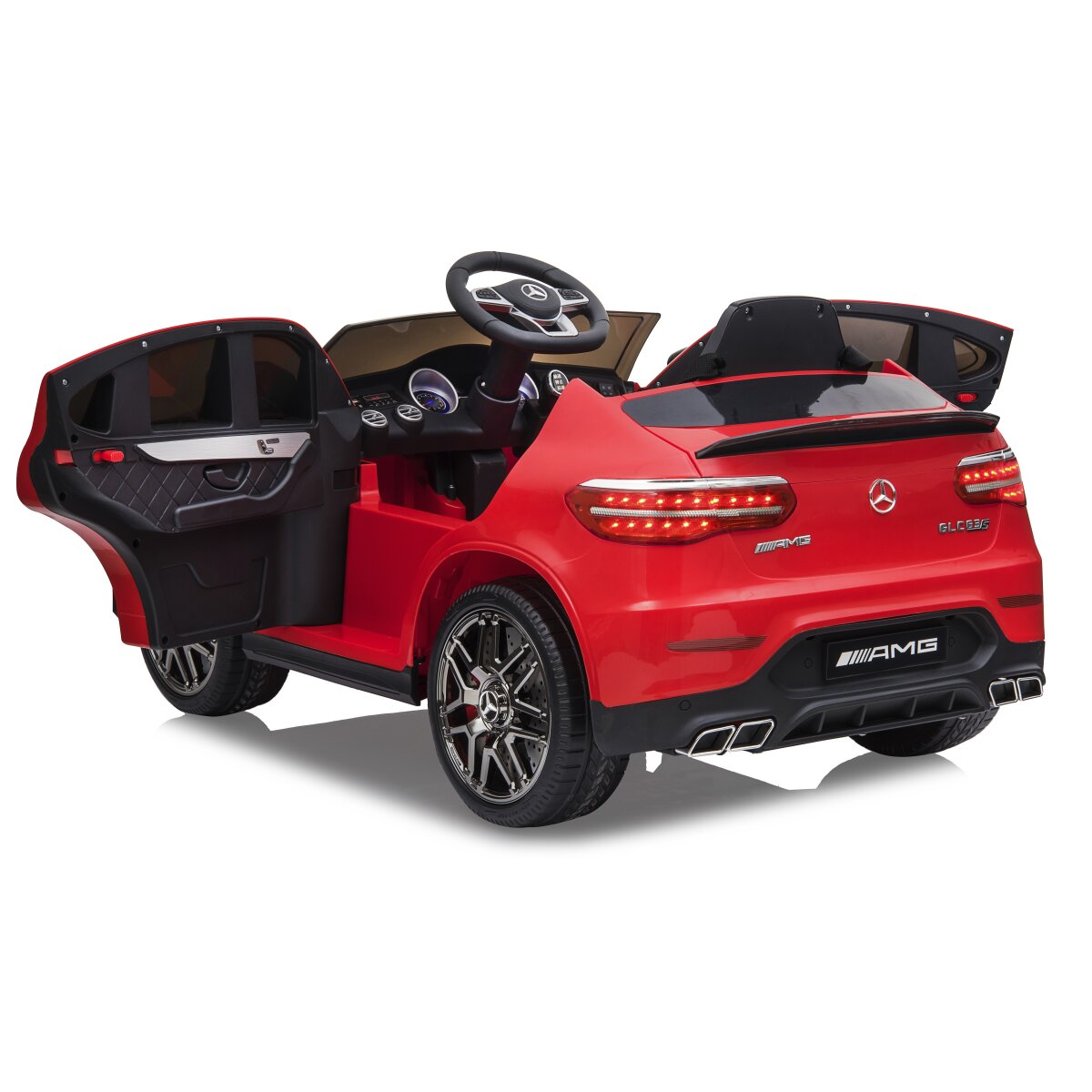 Kinderfahrzeug Mercedes-AMG GLC 63 S Coupé rot