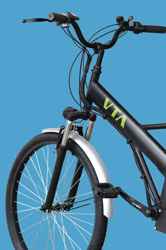 E-Bike Elektrofahrrad "Volta VB3" aus Aluminium, 36V 250W mit 10Ah Li-Ion Akku