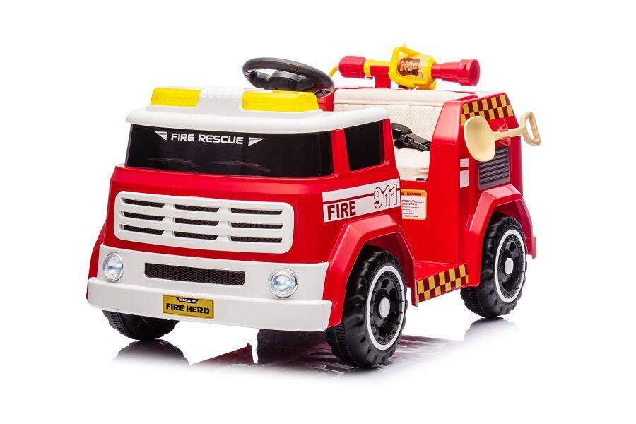Elektro-Kinderfahrzeug  Feuerwehr - MP3, Sirene & Wasserspritze