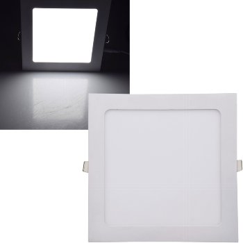 LED Licht-Panel "QCP-22Q", 22,5x22,5cm - 230V, 18W, 1650 Lumen,4200K /neutralweiß
