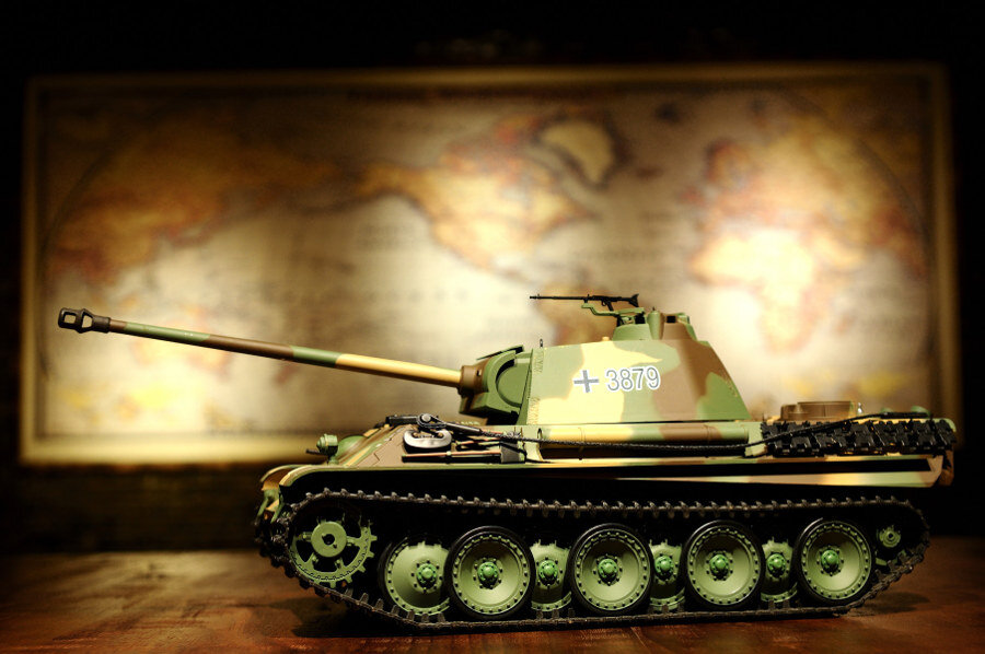 RC Panzer "Panther G - Metallgetriebe & Metallketten