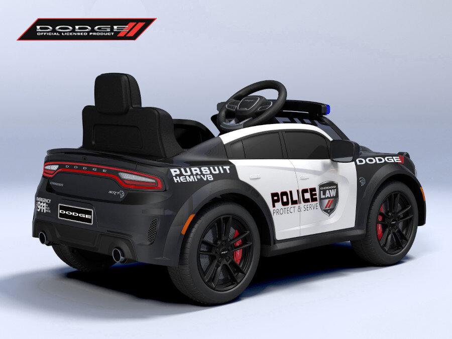 Elektro-Kinderfahrzeug Dodge Polizei