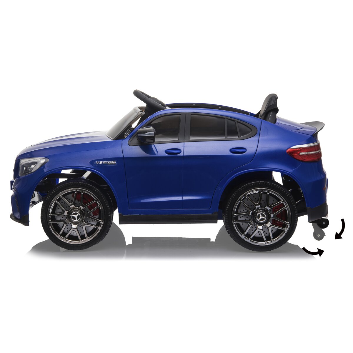 Kinderfahrzeug Mercedes-AMG GLC 63 S Coupé blau