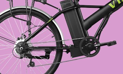E-Bike Elektrofahrrad "Volta VB3" aus Aluminium, 36V 250W mit 10Ah Li-Ion Akku