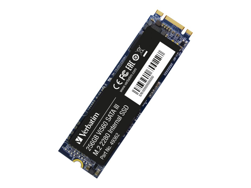 Verbatim SSD 256GB, SATA-III, M.2 2280 - Retail
