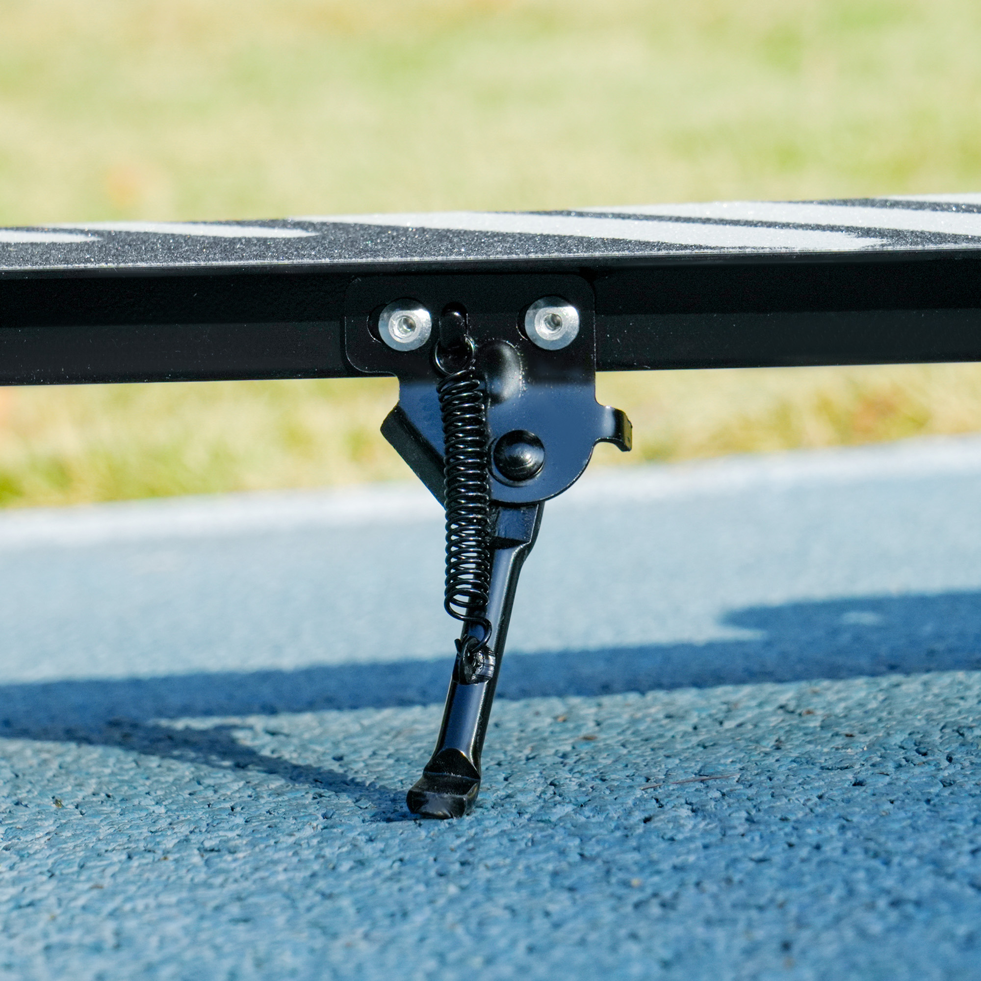 Kinderroller, Doppelte Bremsen, Metallrahmen, Fußstütze, faltbar, 3-8 Jahre, Schwarz