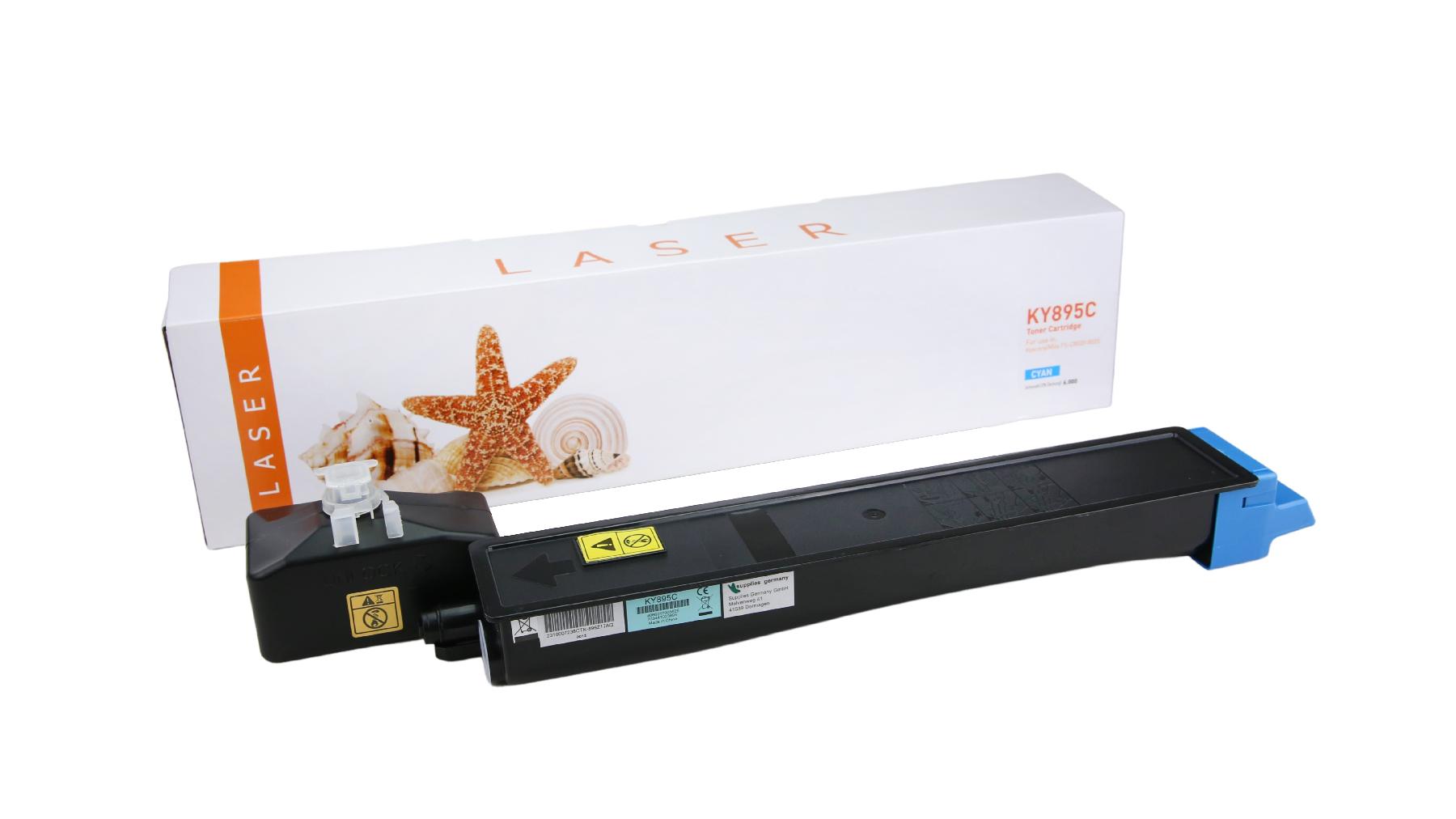 TK895C alternativ Toner cyan Kyocera  / TK895C / 6.000 Seiten