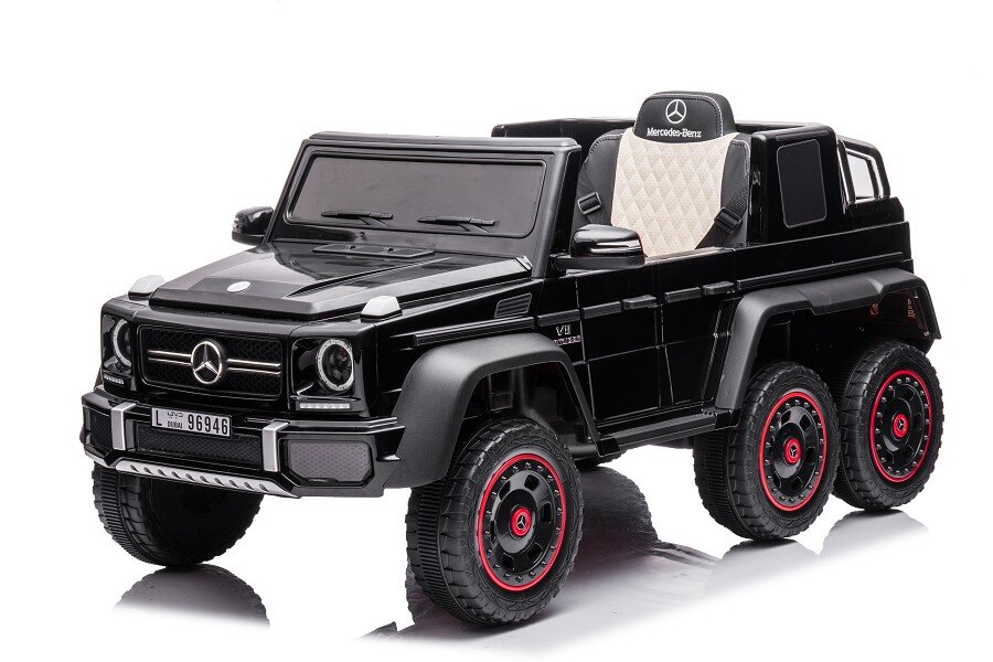 Elektro-Kinderfahrzeug Mercedes G63 AMG 6x6 - schwarz