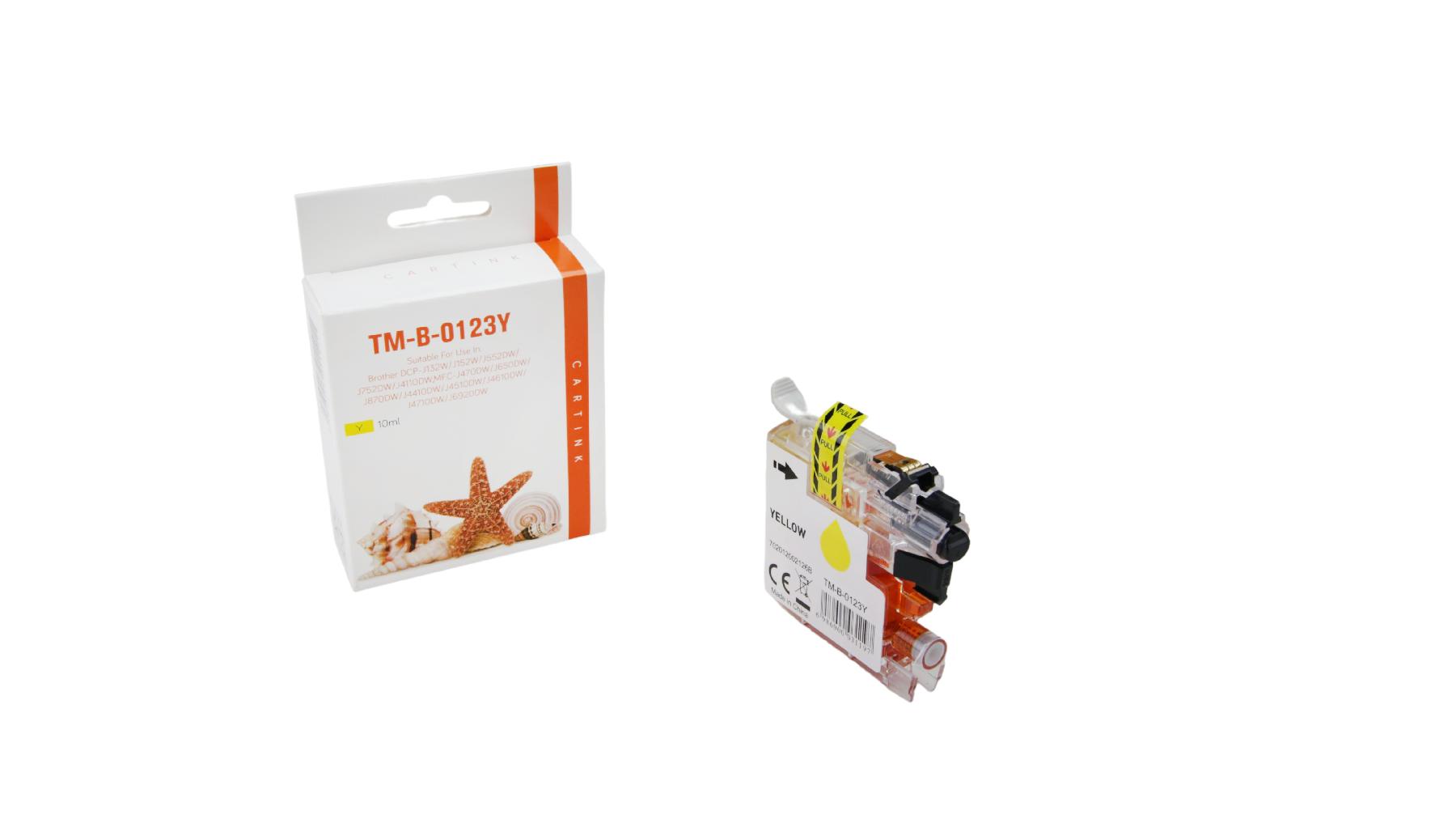 LC121/123Y alternativ Tinte yellow fü / LC123Y / 10ml