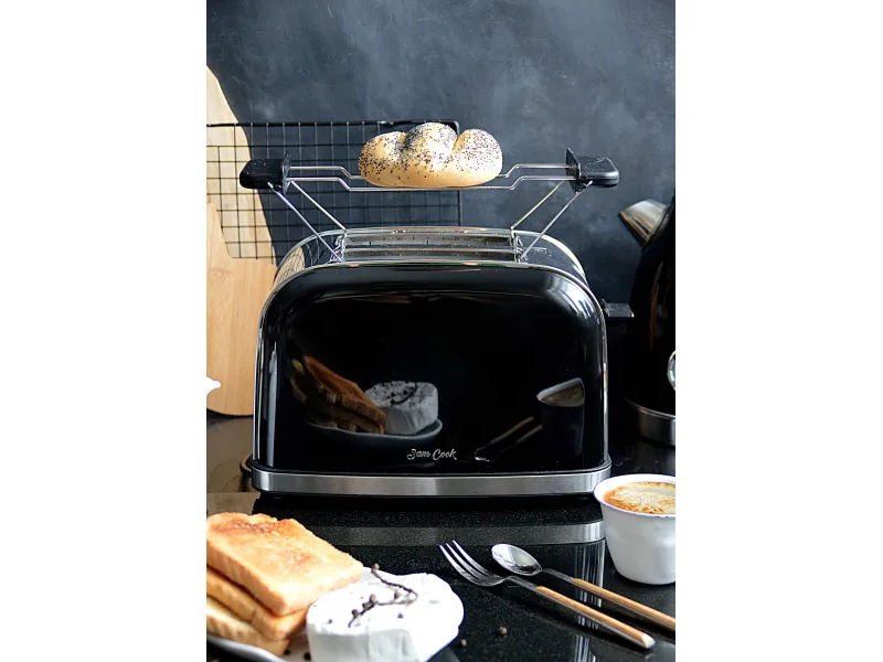 Sam Cook Toaster Schwarz PSC-60/B