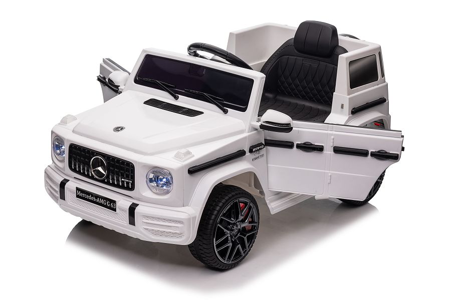 Elektro-Kinderfahrzeug Mercedes G63 AMG - weiß