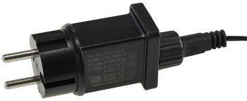 LED Aussen-Lichterkette "CT-ALK200" 20m - warmweiß, Kabel schwarz, IP44, 200 LEDs