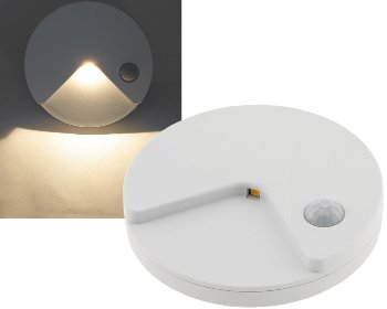 LED Treppenlicht mit Bewegungsmelder - Akkubetrieb, warmweiß, slim: 14mm flach
