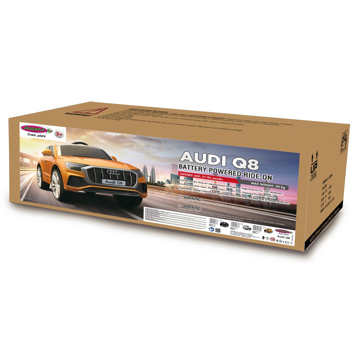 Elektro-Kinderfahrzeug Audi Q8 schwarz 12V Elektro-Kinderfahrzeug Audi Q8 schwarz 12V