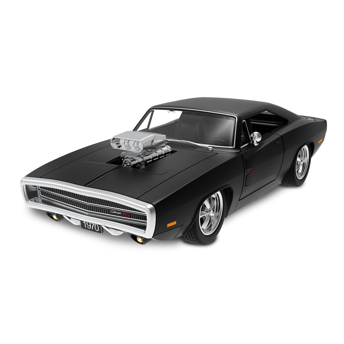 Dodge Charger R/T 1970 1:16 schwarz 2,4GHz Tür manuell