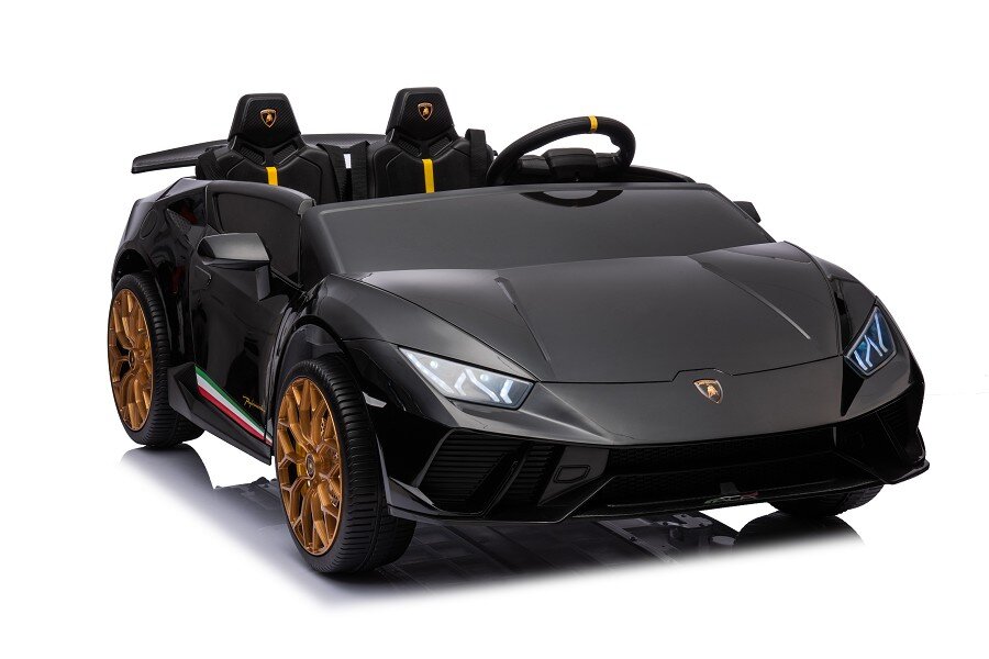 Elektro-Kinderfahrzeug Lamborghini Huracan Spider 2 Sitzer - schwarz
