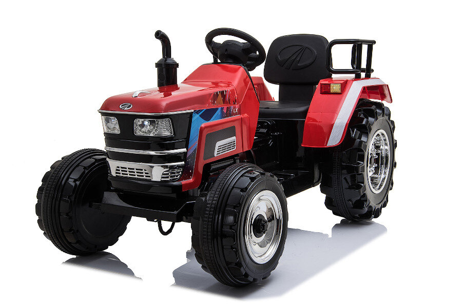 Elektro-Kinderfahrzeug Traktor groß - rot