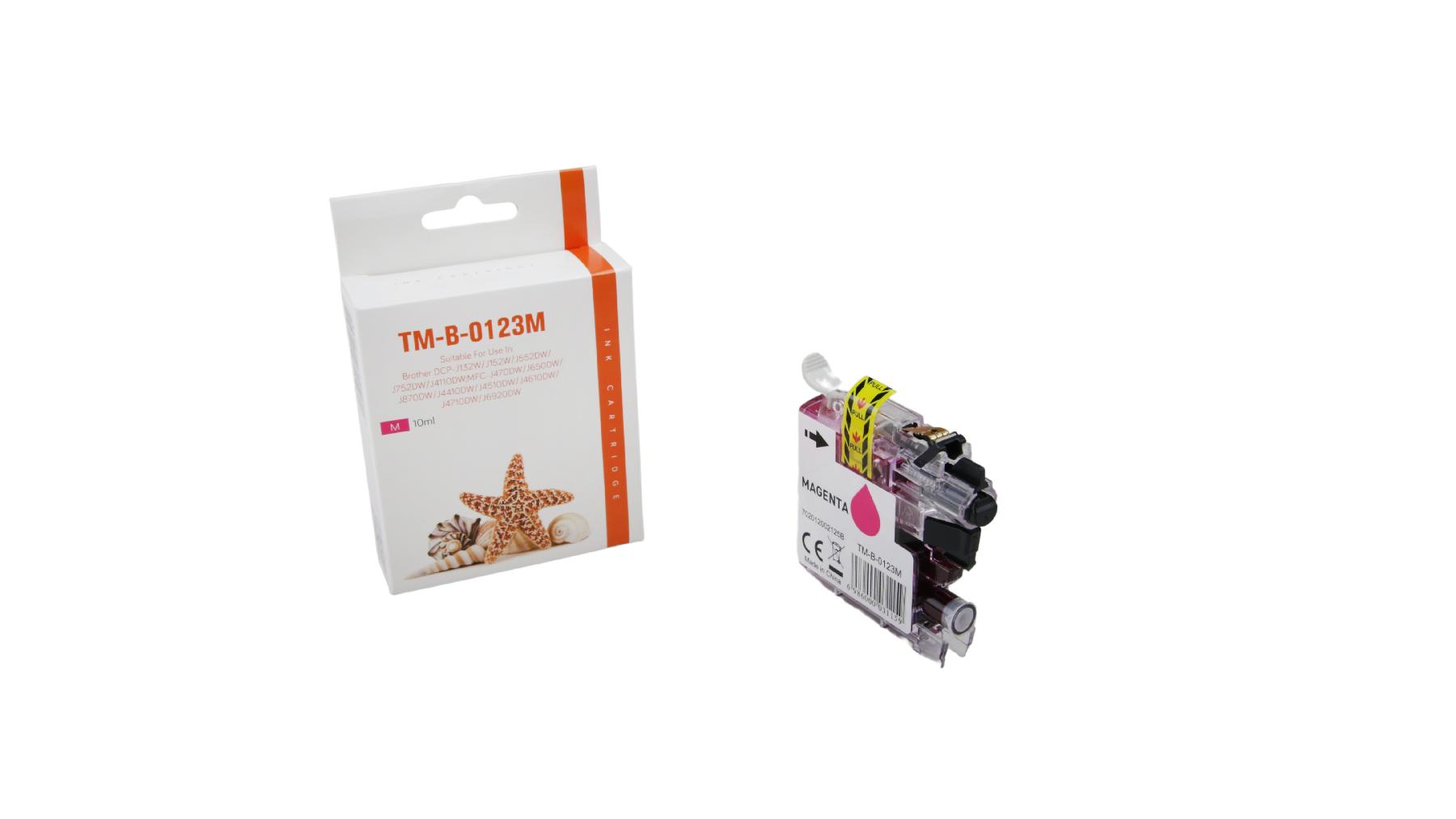 LC121/123M alternativ Tinte magenta / LC123M / 10ml