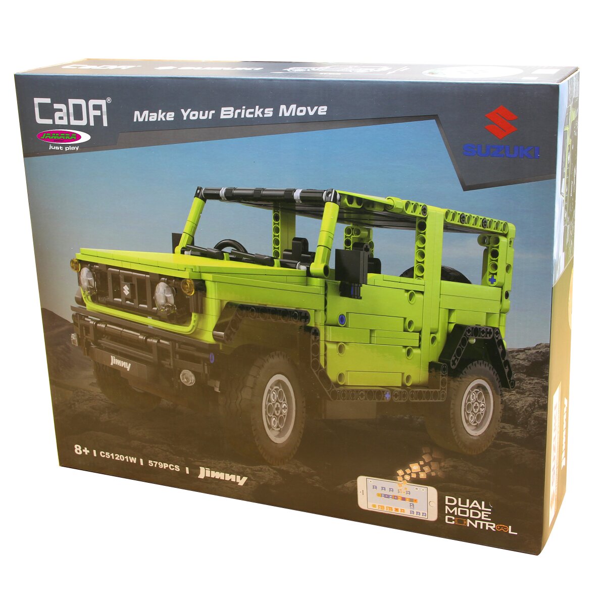 CaDA Suzuki Jimny 1:12 grün 2,4GHz Bricks